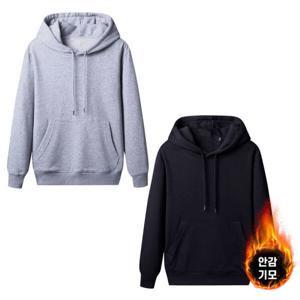 남자 여성 오버핏 가울 겨울 기모 후드티