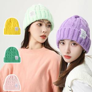 1+1 여성 꽈배기 니트 비니 털모자 방한비니 겨울비니 1+1 행사 중