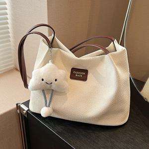 1+1 데일리백 토트백 여름 휴양지 가방 구름이 키링 증정