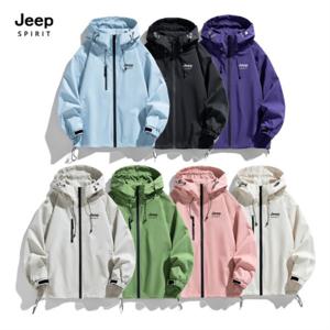 지프스피릿 남녀공용 생활방수 스트레치 윈드브레이커 아웃도어 QZH2366