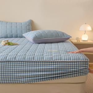 낮잠 100% 순면 매트리스 커버 퀼팅 매트리스 시트 사계절용 매트리스 프로텍터