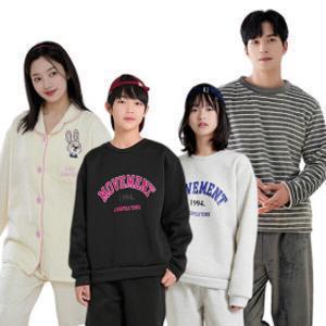 (5+20%쿠폰) 모스트맘 국민잠옷 피치기모 세트/피치기모 원피스/긴팔파자마/커플잠옷/주니어잠옷