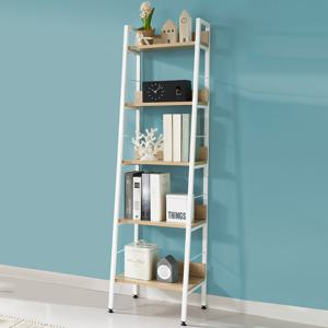 5단 스틸 다용도선반(가로400) 책장 전면 선반 미니 수납장 책꽂이 정리함 간이 잡지꽂이