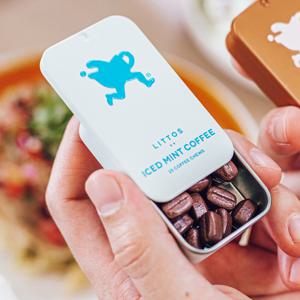 littos 리토스 씹어 먹는 커피츄 4가지 맛별로 15g X 4통 선물 포장