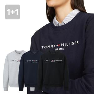 1+1 남녀공용 타미힐피거 자수로고 맨투맨 스웻셔츠  11월 겨울맞이 할인 이벤트
