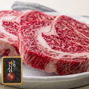 (신선집중) 농협안심한우 1등급 등심 600G(300g+300g) 무료배송