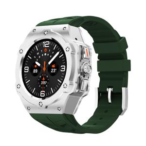 삼성 갤럭시워치 7/8 울트라 2025 호환 메탈 케이스 실리콘 스트랩 세트 47mm