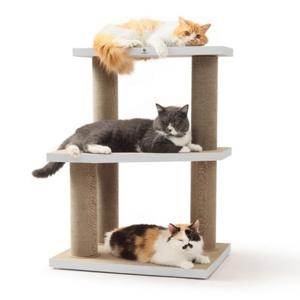 팡팟 3단 고양이 캣타워 스크래쳐캣타워