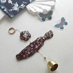 액막이 명태 청운 도어벨 / 북어 개업 신혼부부 집들이 선물 친구 외국인 전통 소품 현관종