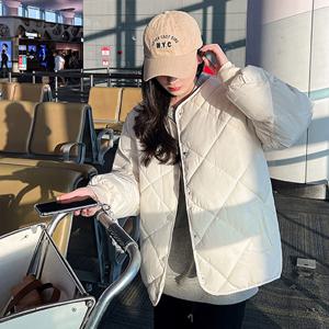 심플 여성 숏 패딩 점퍼 경량 퀼팅 자켓