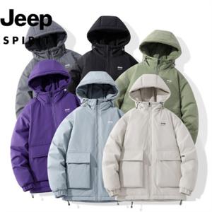 지프 JEEP SPIRIT 겨울 남녀공용 다운 점퍼 보온 방풍 방수 패딩 패딩 점퍼