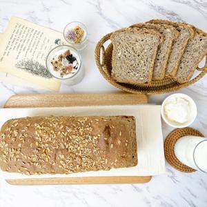 유기농100%통밀식빵_뺑드상떼900g(통곡물식빵 호밀빵) 천연발효종과 저온숙성의 비건 모닝식사용 100%통밀빵