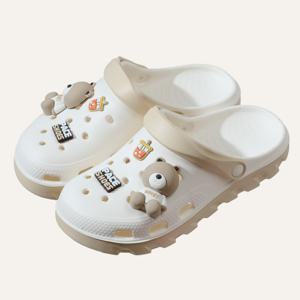 슬리퍼 남자 여름 비치슈즈 샌들 쿠션 슬리퍼 EVA 족저근막 샌들 무중력 방수 미끄럼방지