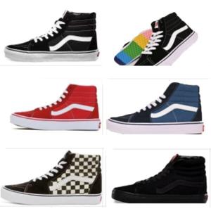 반 스 코어클래식 SK8 스케이트 하이 스니커즈 블랙 남자 여자 운동화 신발 VN000D5IB8C