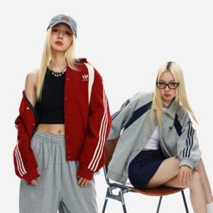 커플 야구잠바 자켓 바시티 패션 루즈핏 패션 브랜드 남여공용 아우터 점퍼