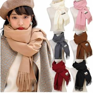 1+1 겨울 여성 목도리 롱 머플러 여자 넥워머 간절기