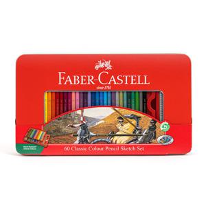 [파버카스텔] 일반색연필 60색(TIN)