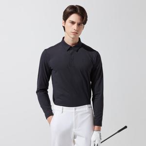 [먼싱웨어][40%OFF] 남성 기모 원포인트 티셔츠 블랙(MP321MTL96)