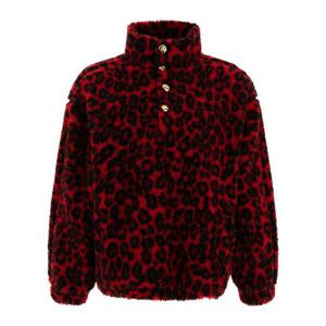 알렉산더맥퀸 남성 버건디 플리스 프린티드 시어링 자켓 801980QXABB6045