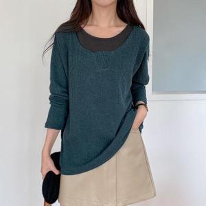 빅사이즈 411 포에버레이어드단작티 DGOT086