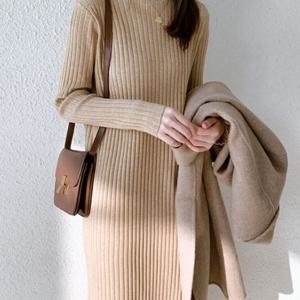 G125460_하이텍 폴라 니트 롱원피스 여성원피스