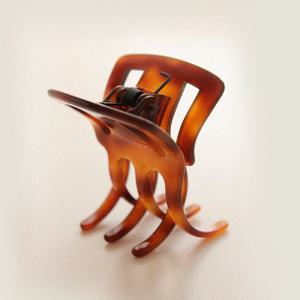 바이데이지 프랑스 브라운 스퀘어 헤어 집게핀 미디움 Bh0947