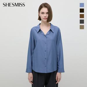 [쉬즈미스] 베이직 오픈 카라 셔츠_SWWSTP32030