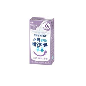 맛있는우유GT 고소한락토프리저지방 180ml x 24개