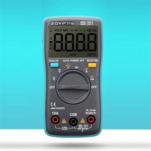 디지털 테스터기 ZT100 DC AC 전압 주파수저항 4000 테스터기