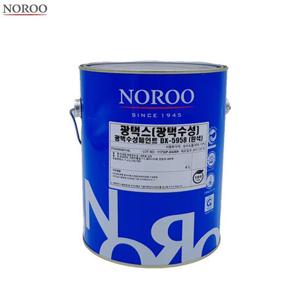 도장용품 광택스 광택 수성페인트 흰색 DX-5958 4L