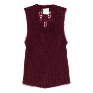 25 FW 포르테포르테 오픈 니트 민소매 탑 14444MYKNIT TP442381173