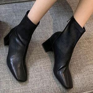 여성 앵클 부츠 슈즈 여자 워커 부츠 신발 뒷지퍼 3색 여성앵클부츠 여성워커부츠 여성앵글부츠 여성신발 미들부츠 여자워커 통굽부츠 가을부츠