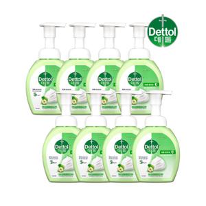 데톨 애플 포밍 핸드워시 250g x8개 손세정제 핸드솝 거품비누