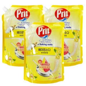 프릴 베이킹소다 퓨어레몬 1Lx3개 헨켈