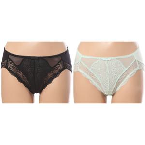 [바바라(언더웨어)]편안하게 부드러운 여성 삼각레이스팬티 ABP4432N