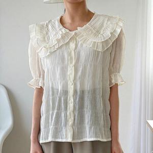 아이우먼 로미프릴카라블라우스 BNP169M406 빅사이즈