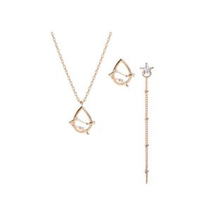 (귀걸이 + 목걸이) 빈센 별자리 세트