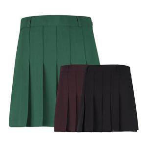 럭스골프 여성 하프밴딩 플리츠 스커트형 반바지 BMU4A122W