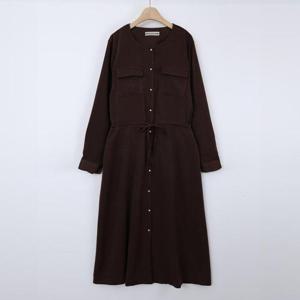 아이우먼 슬리밍끈벨티드원피스 WBS765M409 빅사이즈