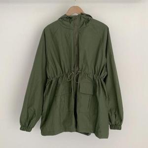 아이우먼 베이직야상스냅후드자켓 POS896M410 빅사이즈