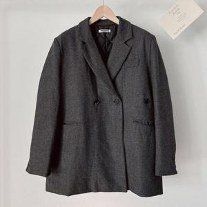 아이우먼 브레스티드싱글누빔자켓 DDT368M412 빅사이즈