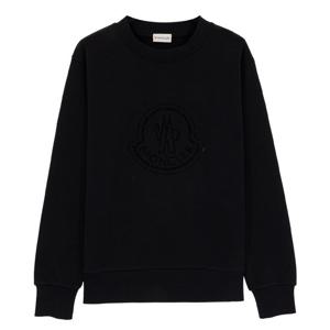 몽클레르 크리스탈 로고 여성 맨투맨 BLACK 8G00040 899TR 999