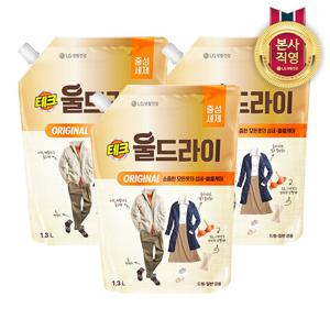 테크 울드라이 중성세제 오리지널 리필 1.3L x 3개