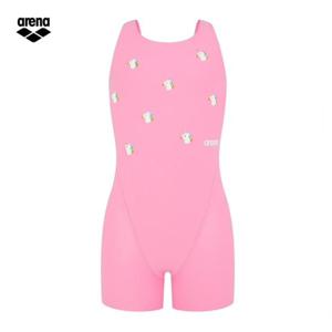 아레나 여아동 플러피프렌즈2 A5SG1GL03 PNK (주머니백 증정) 3부반신 U백 실내수영복
