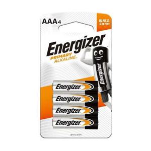 에너자이저 알카라인 건전지 AAA4 4개 LR03