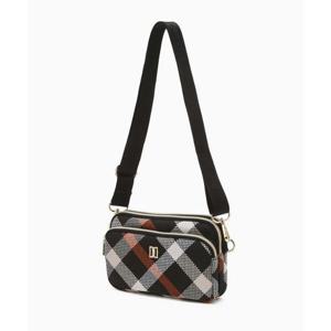 닥스골프 여성 블랙 체크 크로스백DNGF5F952BA