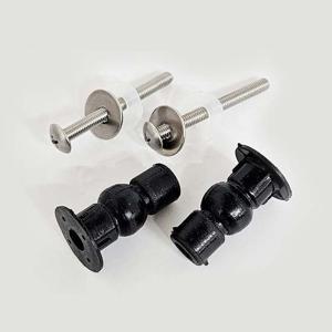 h비데설치 (체결볼트 검정2p) 상부 치마형 앙카볼트 양변기부속 양변기연결볼트 양변기부품 상부체결형 양변기부속교체 시트부속 변기부속품 비데설치