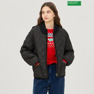 베네통 강아지 인타샤 집업 구스 패딩 BAPD66461