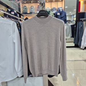 [예작]모100 반폴라 긴소매 니트 YJ3FCD431BE_DG