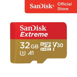 샌디스크 익스트림 microSDHC 32GB 32기가 메모리 4K UHD 촬영 최적화 다양한장치호환 뛰어난내구성 마이크로SD카드 Extreme SDSQXAF